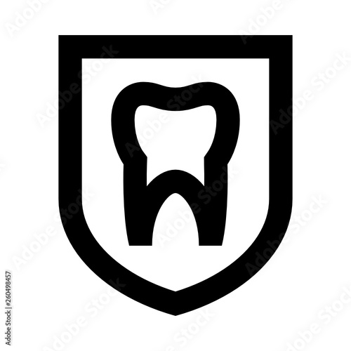 icon Tooth shield protection guard