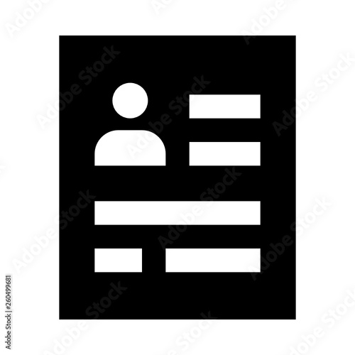 icon File document dossier private person