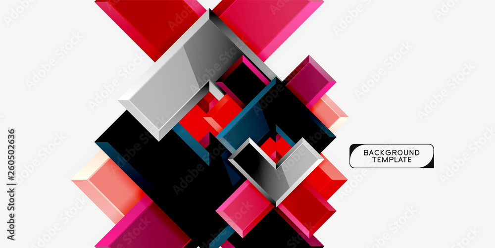 Abstract arrows composition background Abstract arrows composition background