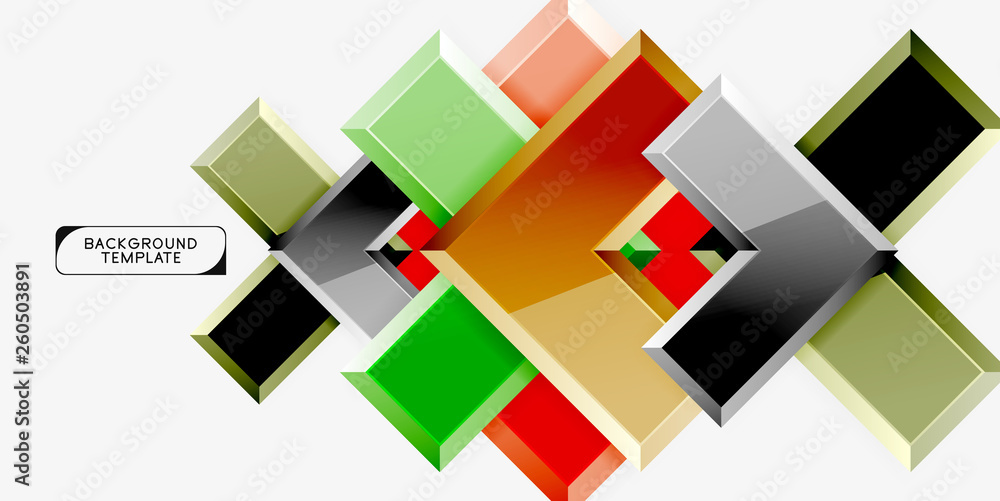 Glossy arrows background Glossy arrows background