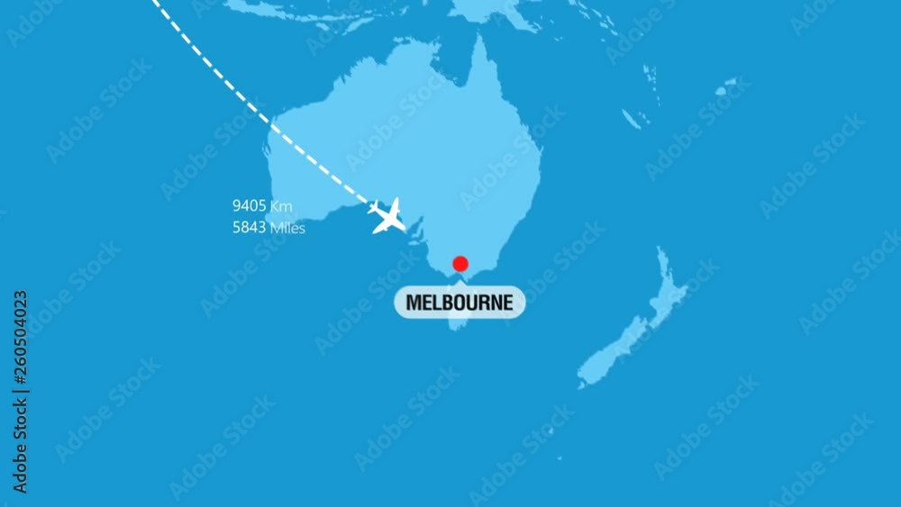 New Delhi to Melbourne Flight Travel Route New Delhi to Melbourne Flight Travel Route