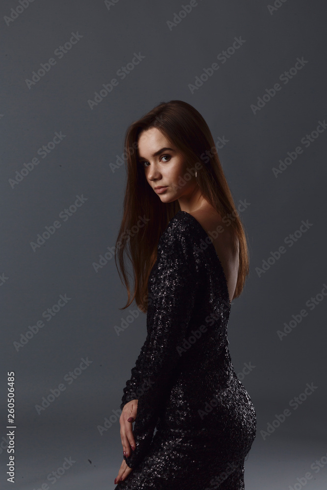 Naklejka premium Beauty portrait of female