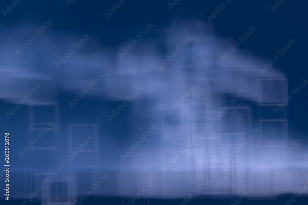 Obraz premium blurred abstract / blue violet gradient background square bokeh, beautiful technological modern background, blurred lines abstract gray