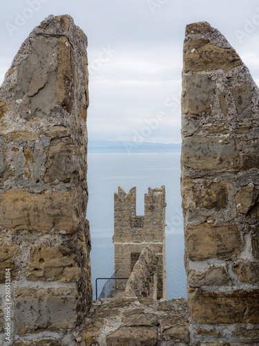 Dovetails and loopholes at a fortress in Piran photo