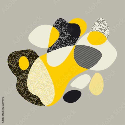 Abstract geometric shapes f...