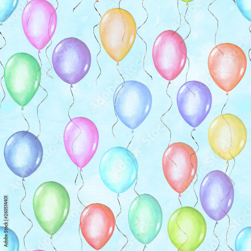 Seamless pattern of colorfu...
