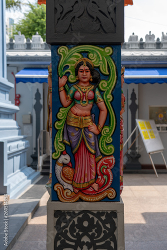 Interior of Sri Srinivasa Perumal Temple, Singapore photo