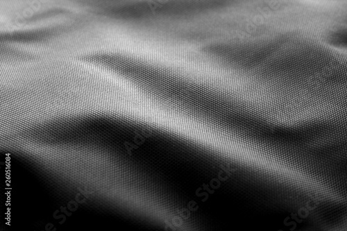 Sack cloth texture in black and white.