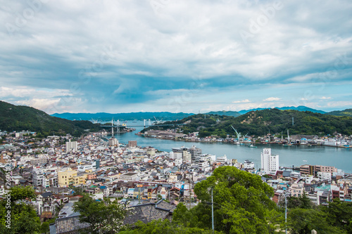 Cityscape of Onomichi in Hiroshima, Japan