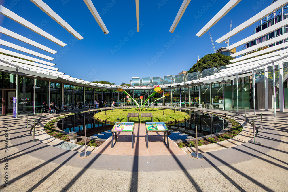 The Calyx, a botanical based tourist attraction in Sydney Australia The Calyx, a botanical based tourist attraction in Sydney Australia