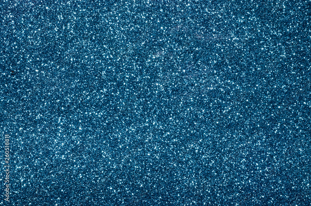Blue stars, dust, particles background. Deep space, universe texture, cosmos illustration. 