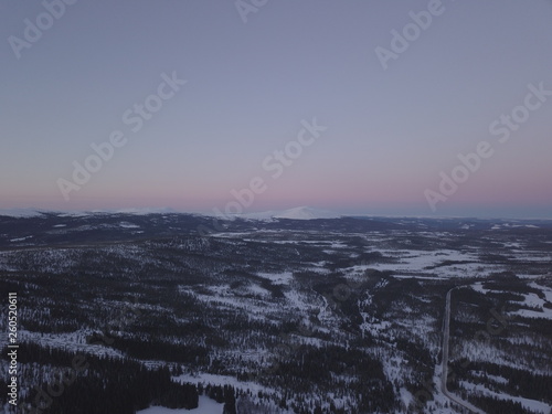 sunrise over the forest