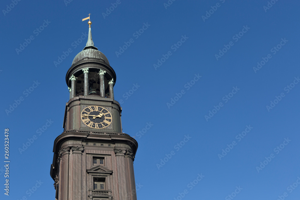 .Hamburg St. Michaelis church, Germany