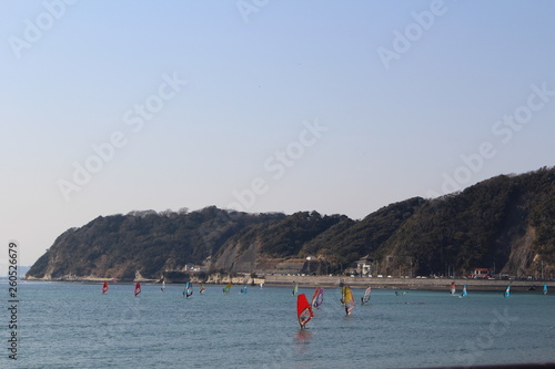 逗子海岸の風景