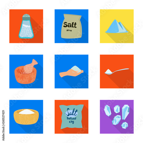 Isolated object of raw  and kitchen  symbol. Set of raw  and sea vector icon for stock.
