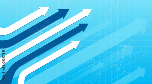 Financial Arrow Graphs concept