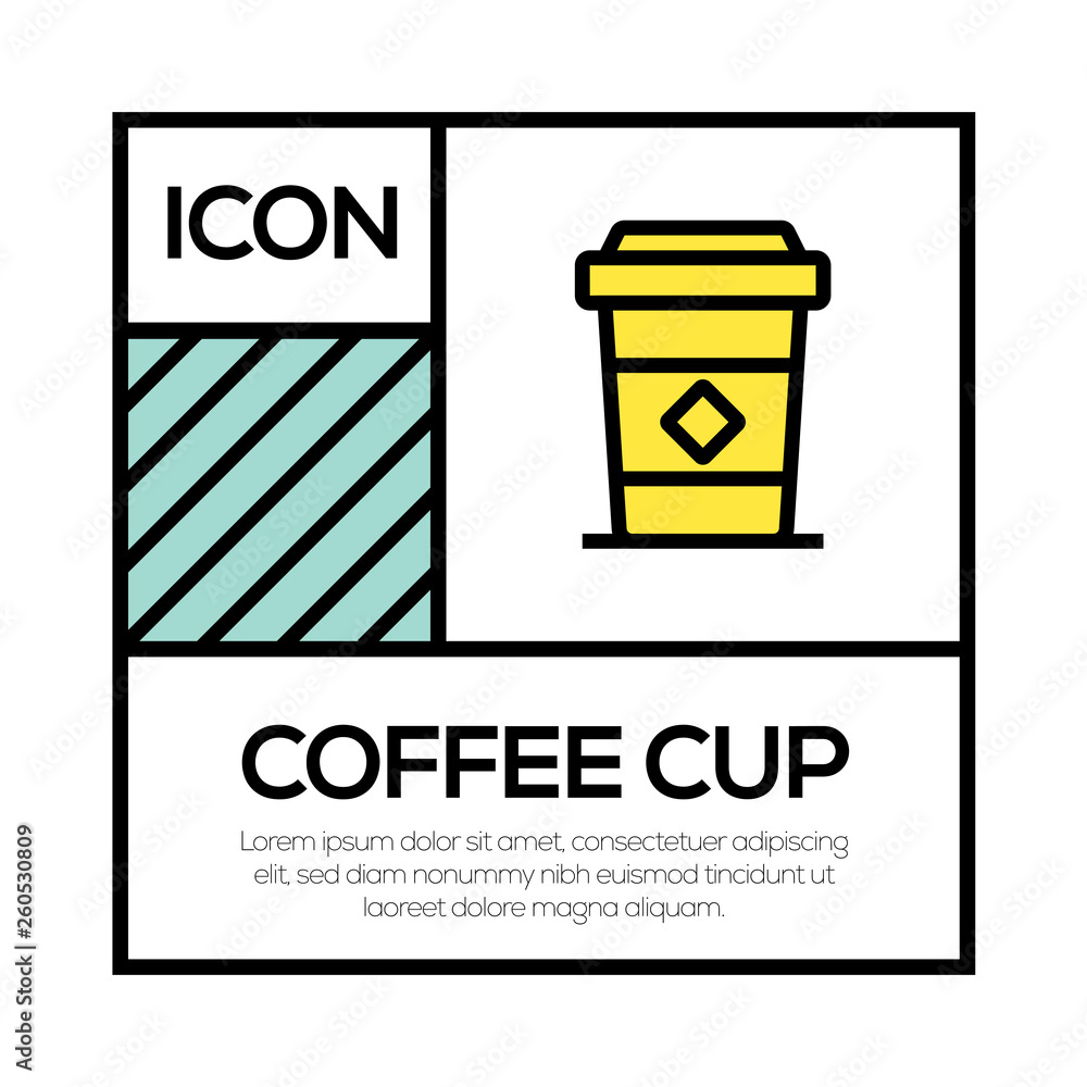 COFFEE CUP ICON CONCEPT COFFEE CUP ICON CONCEPT