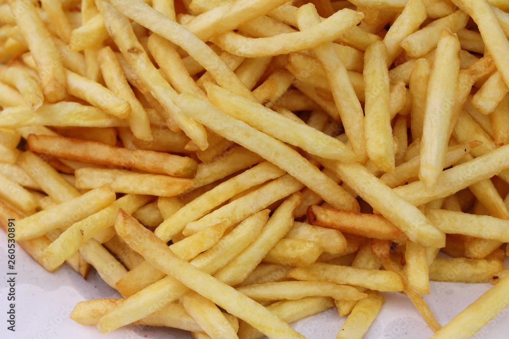 French fries is delicious at street food French fries is delicious at street food