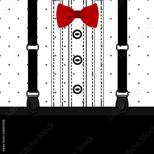 Postcard. Gentleman. Children s tuxedo. For boys.