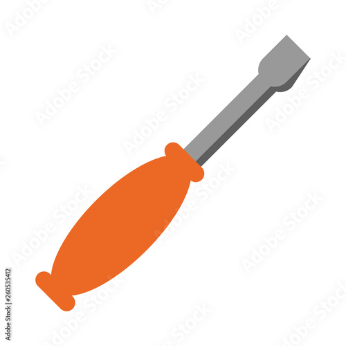 screwdriver tool symbol isolated