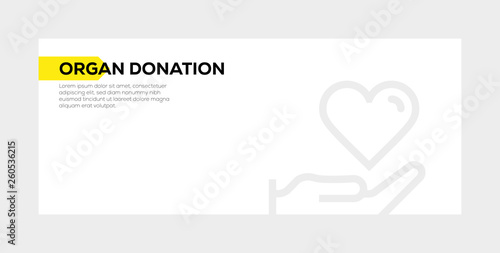 ORGAN DONATION BANNER CONCEPT
