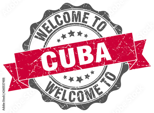 Cuba round ribbon seal