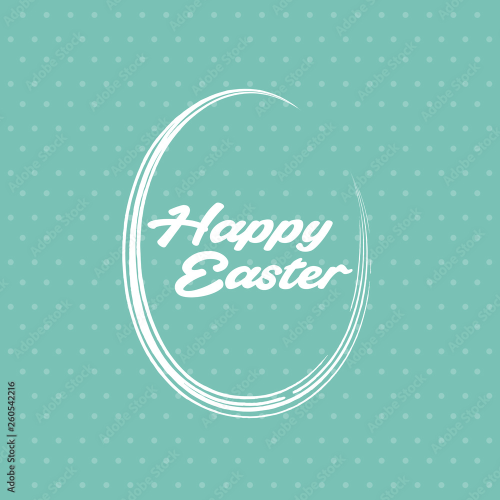Vector illustration for Happy Easter celebration design