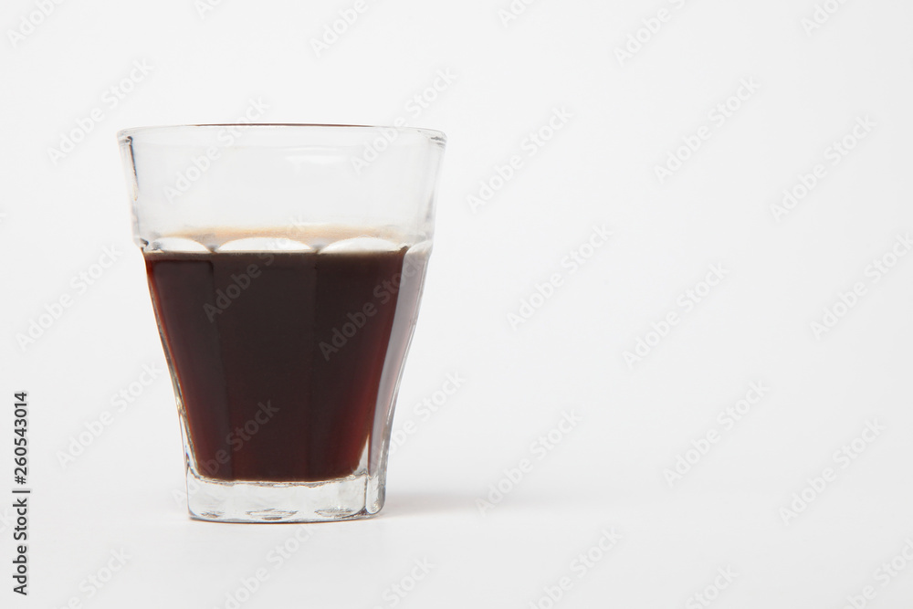 Glass with coffee Glass with coffee