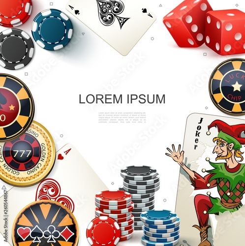 Colorful Gambling Template