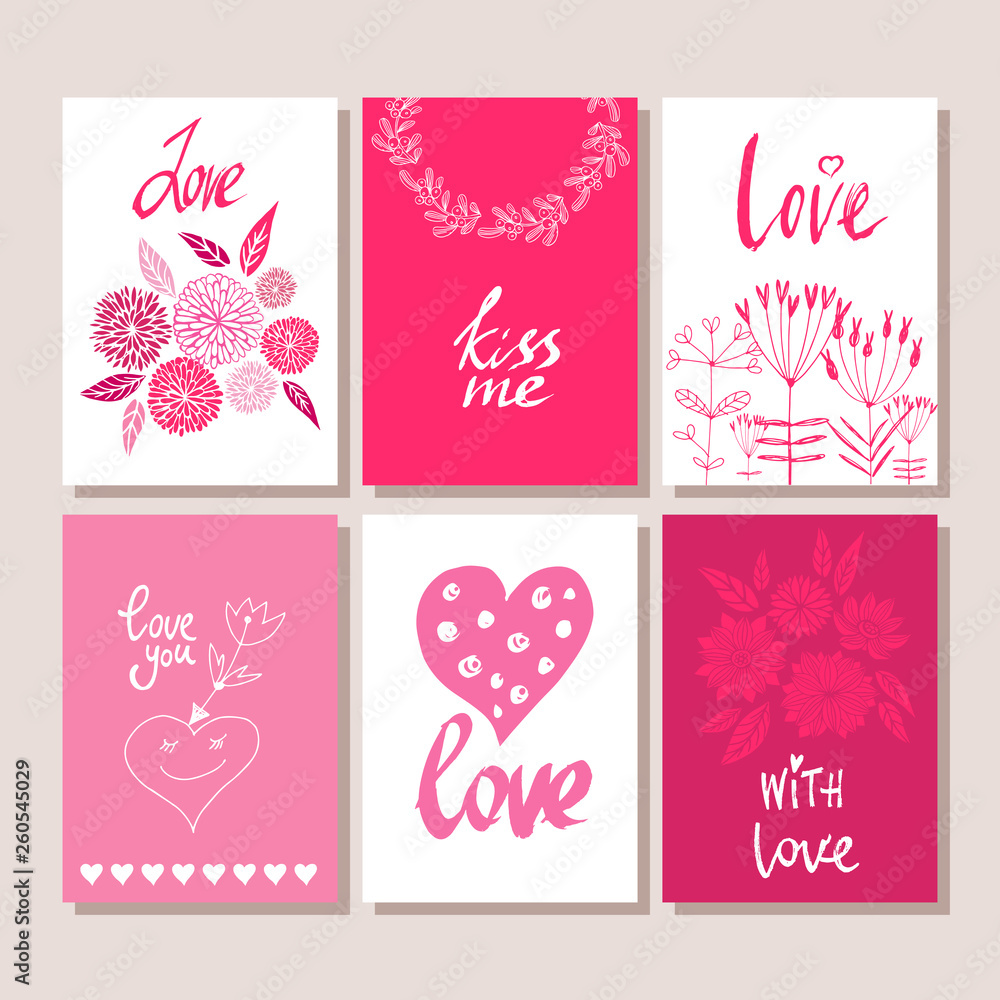 Set of greeting cards4