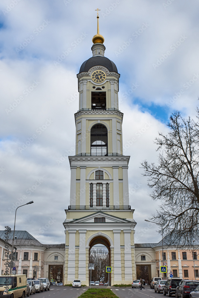 Russia. Sarov town. Holy Assumption Monastery. Bell tower