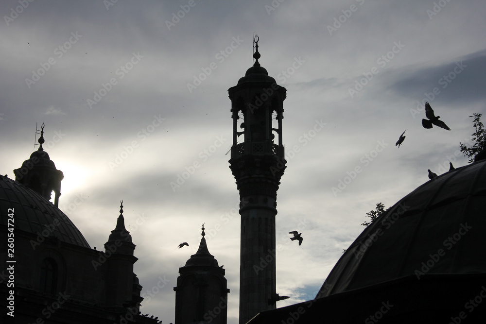 The Aziziye Mosque in Konya