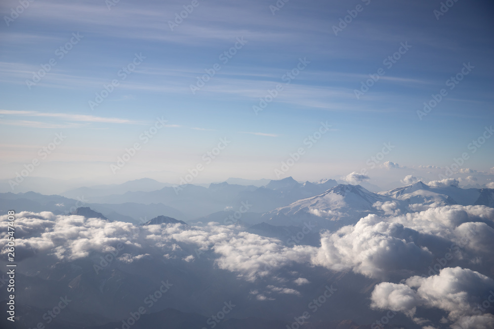 Aerial view of the Andes Mountains Aerial view of the Andes Mountains
