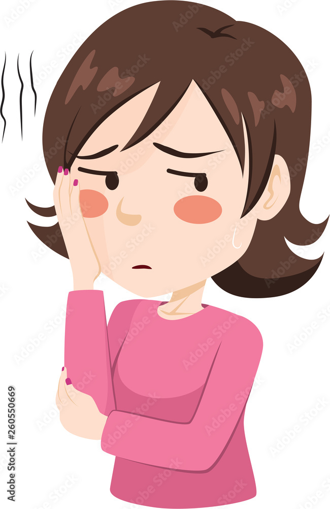 Young disappointed woman making frustrated expression with hand on face Young disappointed woman making frustrated expression with hand on face