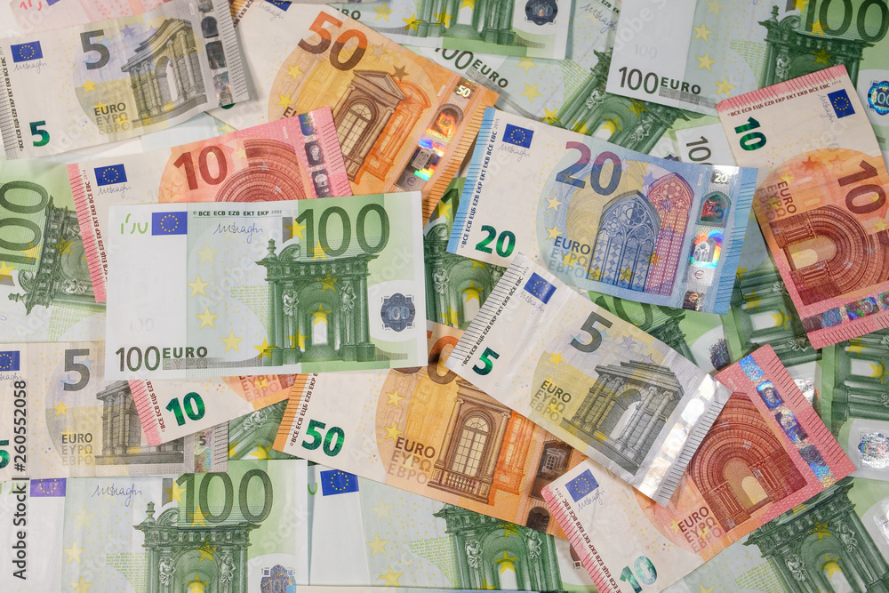 Bargeld: Banknoten / Geldscheine (EURO)