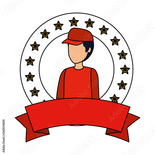 delivery worker avatar character