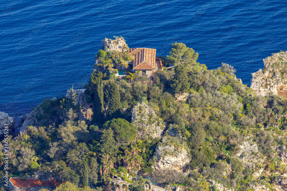 Taormina. Isola Bella Island.