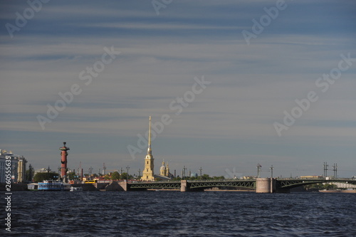 Санкт-Петербург город вид Нева река вид панорама