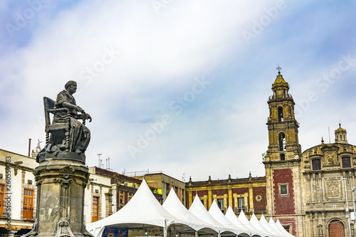 Josefa Ortiz de Dominguez Statue Plaza Santo Domingo Mexico City Mexico photo