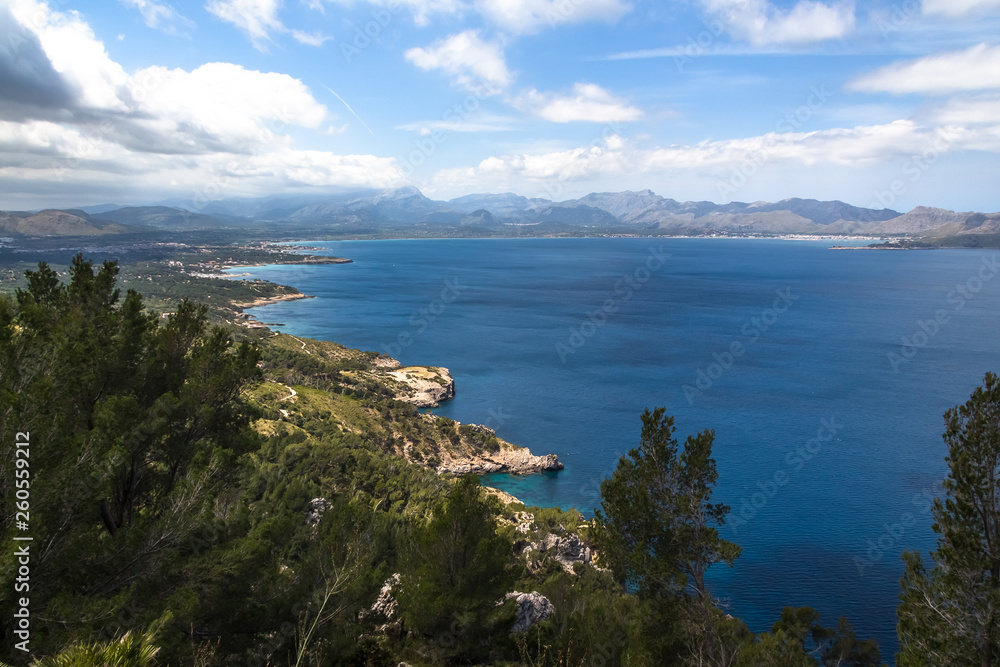 Bay of Pollenca on Mallorca