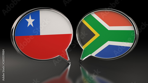 Chile and South Africa flags with Speech Bubbles. 3D Illustration Free Download Chile and South Africa flags with Speech Bubbles. 3D Illustration - GFXLoad