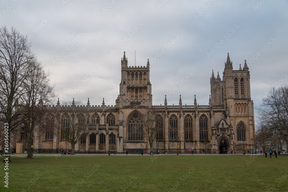 Bristol Cathedral from the front