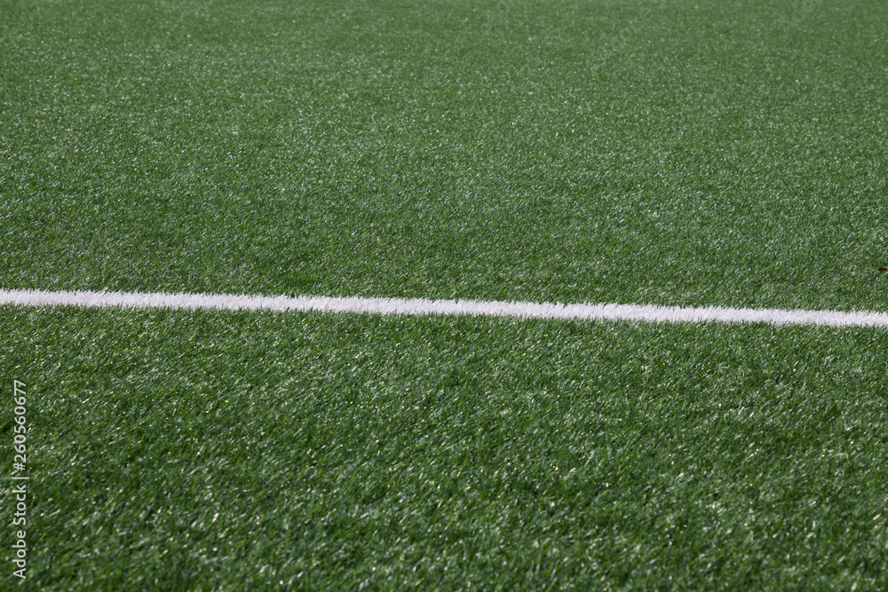 Synthetic soccer pitch
