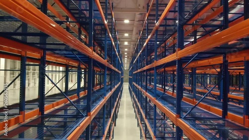 Wallpaper Mural Motion Past Large Empty Metal Rack Constructions Torontodigital.ca