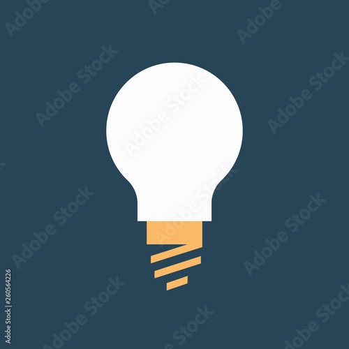 Silhouette icon light bulb pear