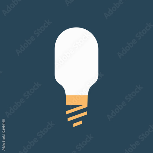 Silhouette icon tubular lamp