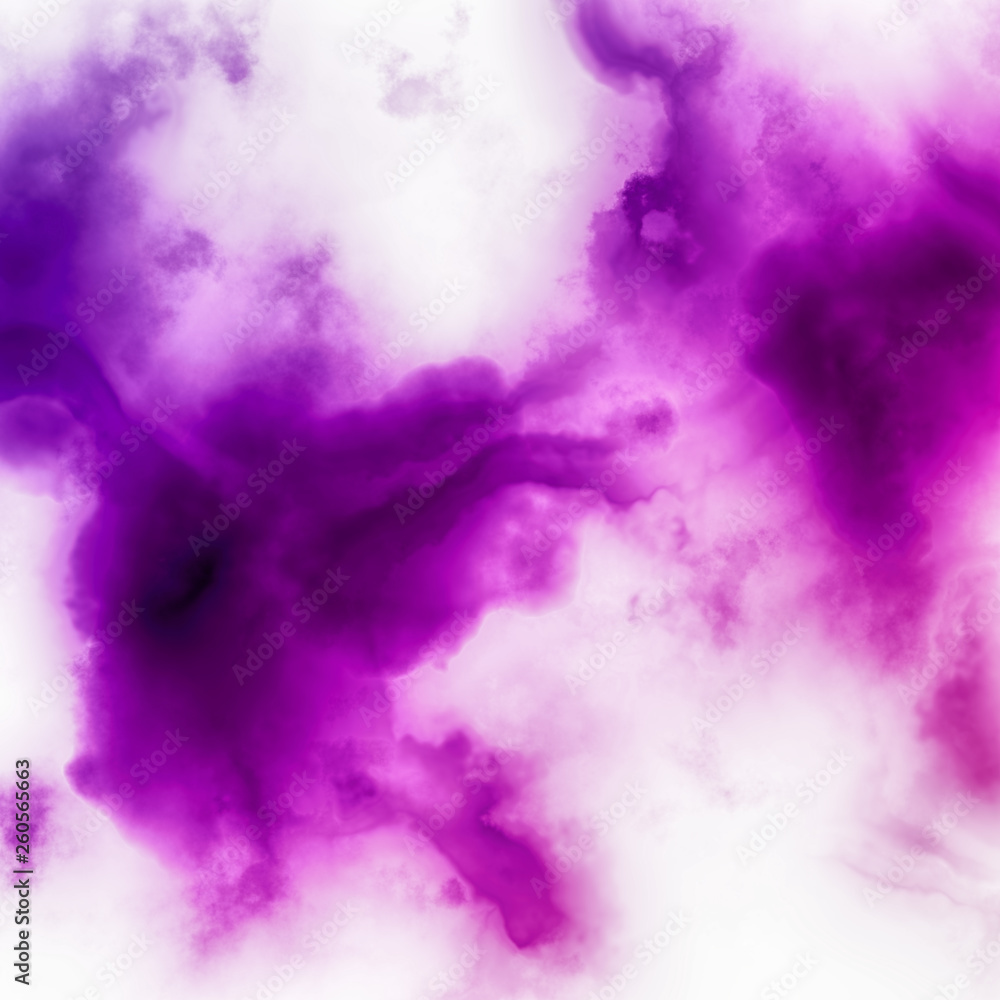 Ink in water, abstract background, digital illustration art work.