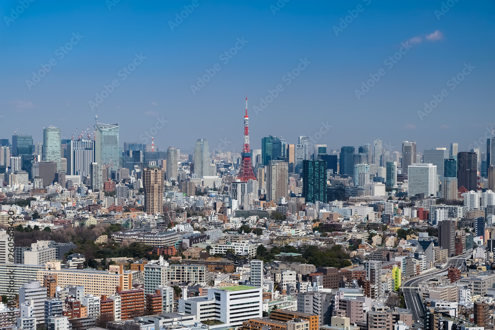 恵比寿ガーデンプレイスタワー 展望台からの景色 東京タワー