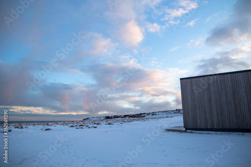 Nypurgardar village Snaefellsnes peninsule West of Iceland in winter photo