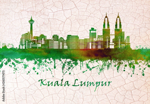 Kuala Lumpur Malaysia skyline